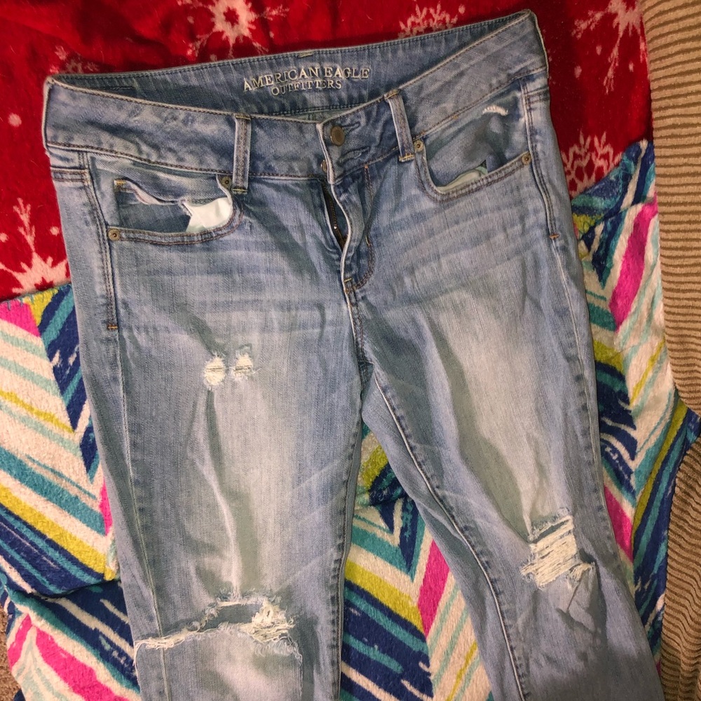 American eagle crop jeans